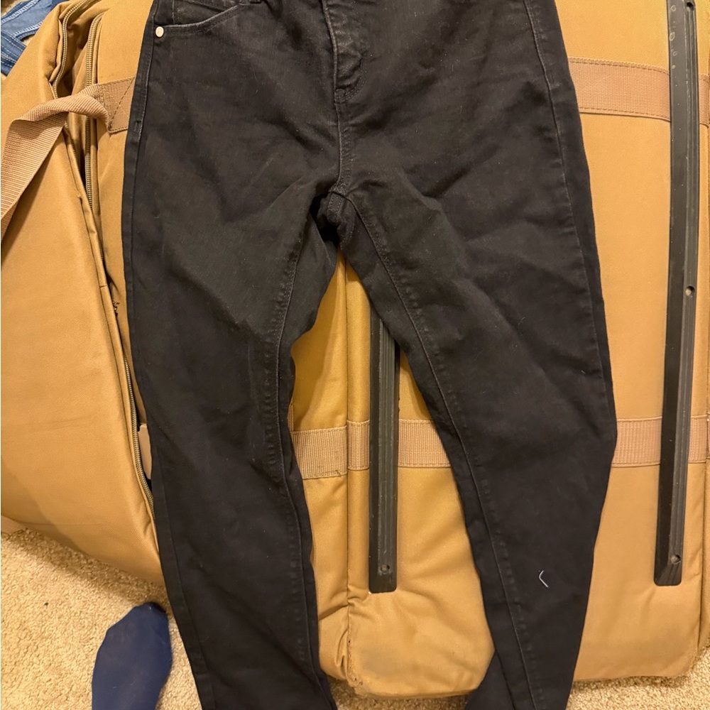 Simply Vera Vera Wang Men's Charcoal Skinny Jeans